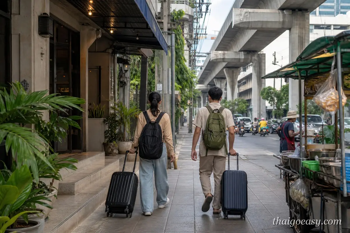 曼谷 Ratchathewi 一帶的平價旅宿街區